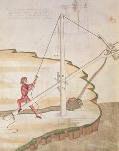 Diagram över en metod för att tillföra vatten, illustration från 